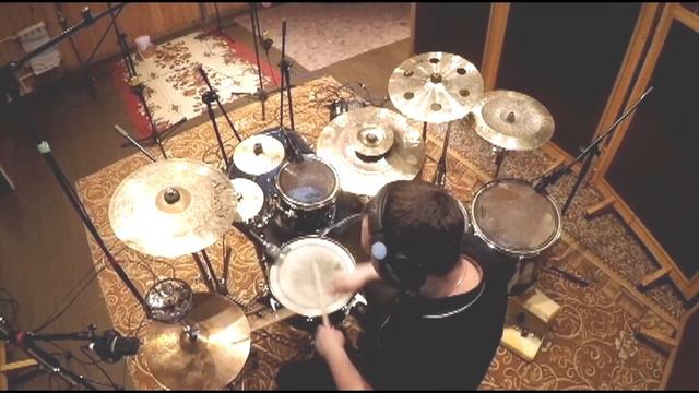 THE MAUGLEEZ Sergey Bychkov - JET FIGHTERS recording drums смотреть онлайн