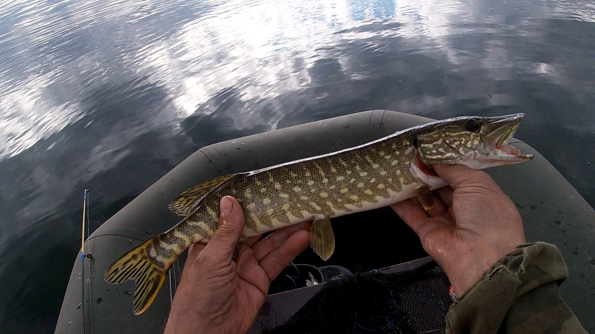 Рыбалка на озере с лодки. Ловля ОКУНЯ на спиннинг в Июле. смотреть онлайн