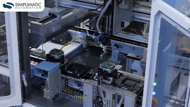 Simplimatic Robotic ECM Assembly Automation Cell смотреть онлайн
