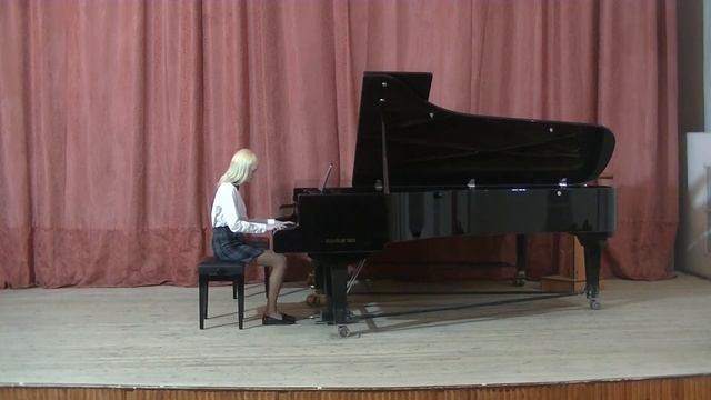 Ускова Ника, 13 лет, Г Гендель Сарабанда с вариациями d moll смотреть онлайн