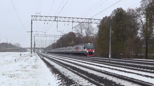 Электропоезд ЭП2Д-0129 ЦППК сообщением Ипподром - Москва смотреть онлайн