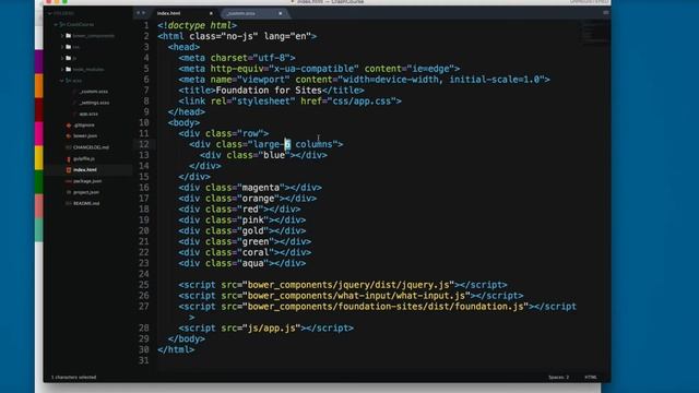 Foundation 6 and SASS Course: Crash Course - The Grid 1 of 2 смотреть онлайн