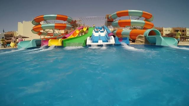 sunrise royal makadi beach hurghada Egypt THE SLIDES смотреть онлайн