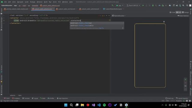 Custom Radio Button Android Studio смотреть онлайн