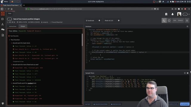 code wars code katas part 1 смотреть онлайн
