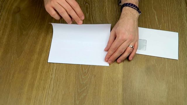 How To Fold A Letter Into A Window Envelope | A4 letter for a windowed DL envelope смотреть онлайн