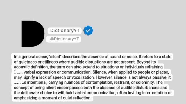 Silent Meaning in English смотреть онлайн