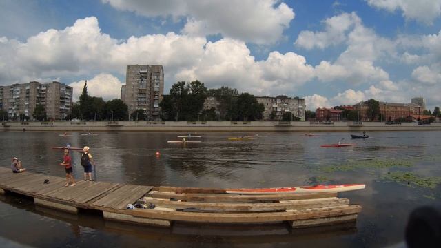 Кубок г.Калининграда по гребле на байдарках и каноэ. ФИНИШ (21 июня 2019) [SJCam SJ8 PRO] смотреть онлайн