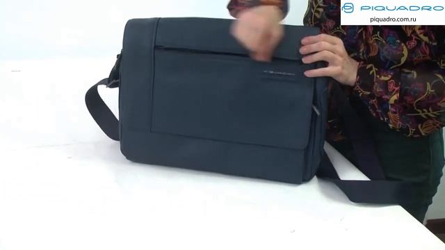 Обзор сумки для ноутбука Piquadro AKRON⁄Blue CA4639AO BLU смотреть онлайн