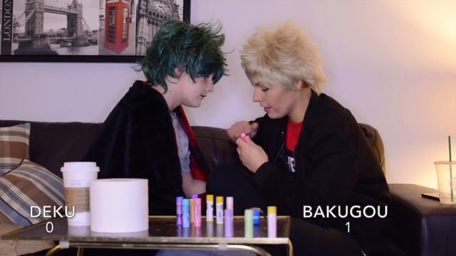 BNHA Cosplay | {Chapstick Challenge} - BakuDeku