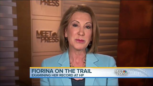 Carly Fiorina: Examining Her Record At HP | Meet The Press | NBC News смотреть онлайн