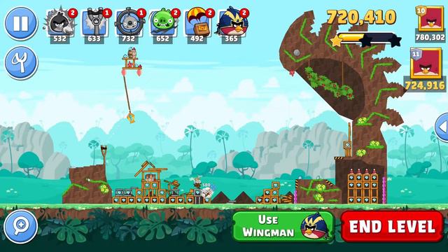 Angry Birds Friends Level 8 Tournament 1166 three stars NO POWER-UP walkthrough 2022-11-28 смотреть онлайн
