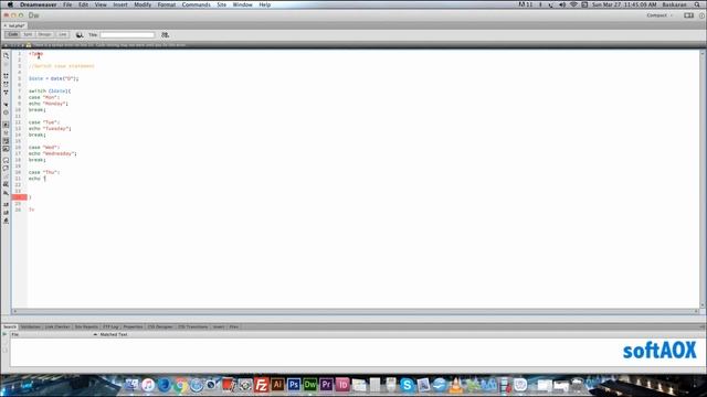 PHP Switch Statement смотреть онлайн