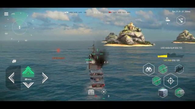 USS Vella Gulf (CG-72), teste de armas e manuseio do Cruzador Classe 3 | MODERN WARSHIPS смотреть онлайн