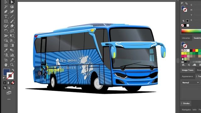 Nusantara Jet Bus 3 Symphonie - Project Vector Bus Layering in Adobe Illustrator by Radiantara смотреть онлайн