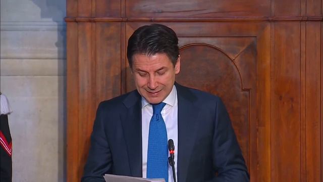Roma - Consiglio di Stato, intervento del Presidente Conte (12.02.19) смотреть онлайн