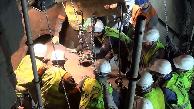 Installation Taphole block Arcelor Mittal Dabrowa Gornica Blast Furnace #2 смотреть онлайн