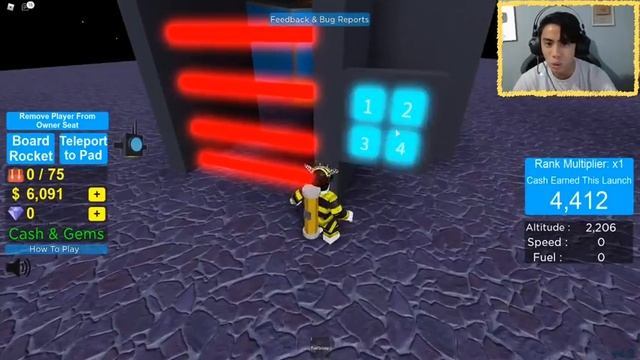 3-2-1 BLAST OFF SIMULATOR | ROBLOX | AYAW KO NA SA EARTH! смотреть онлайн