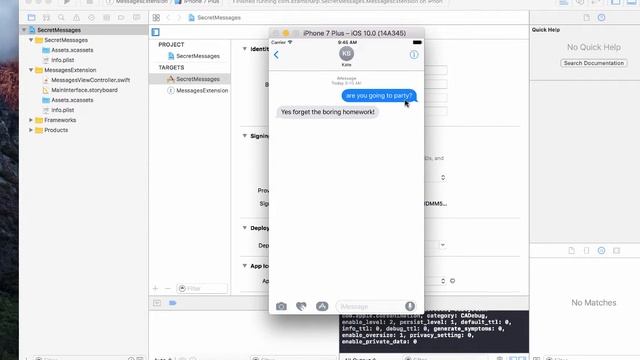 # 111 Building a Secret Messaging iMessages App Part 1 - Scenario смотреть онлайн