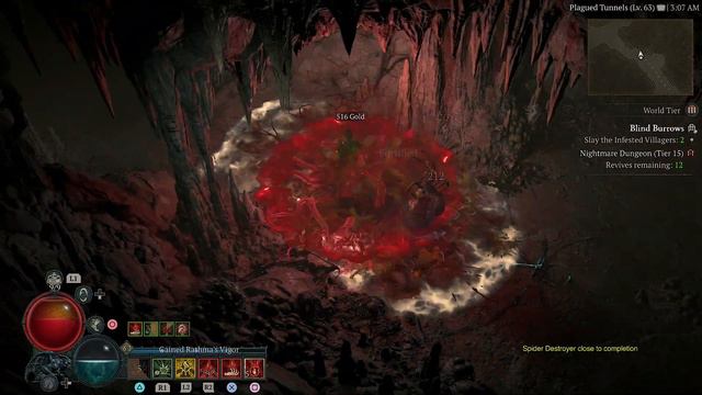 Diablo 4 - Blood Surge Necro NM Dungeon (15+) смотреть онлайн