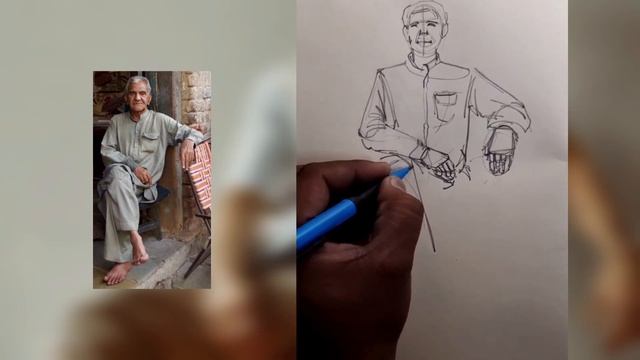 Human Figure Sketch | Pencil Sketch | Easy Human Body Drawing #humanfigure #humansketch #sketch смотреть онлайн