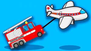 Самолёт привёз нам МАШИНКИ. Коробка с Пожарной машинкой и Полицейским автомобилем