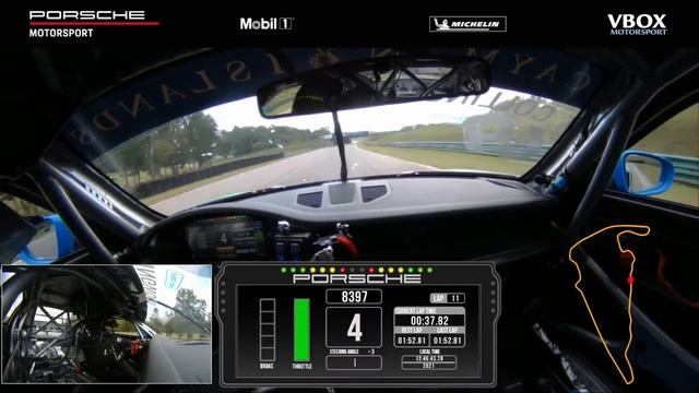 2021 992 GT3 Cup Laps @ VIR смотреть онлайн