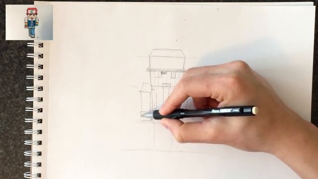How to draw ASH from Pokemon in MINECRAFT skin смотреть онлайн