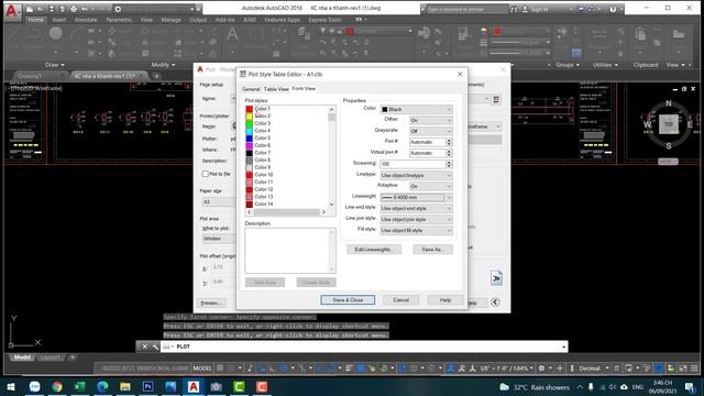 Hướng dẫn in trong AutoCAD | In theo nét layer và nét theo plotstyle | #Nguyễn_Thanh_Dũng смотреть онлайн