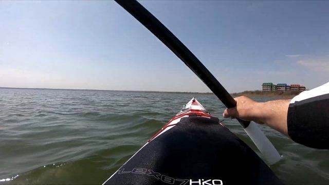 Siutghiol Constanta4.2018 Sea kayak, Tahe Marine wind 555, Gopro 6 , Gearlab, caiac смотреть онлайн