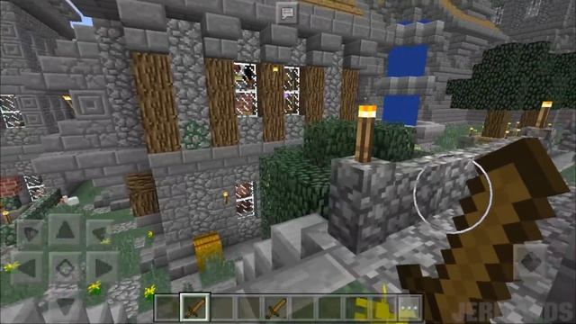 Minecraft PE Maps - THE LAST KINGDOM - Medieval City Map With Download - MCPE 1.1 / 1.0