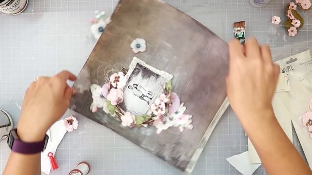 49 and market layout | Mixed media layout tutorial смотреть онлайн