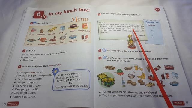 Spotlight 3 / 6a In my lunch box p.46-47 / Сборник p.37-38 смотреть онлайн