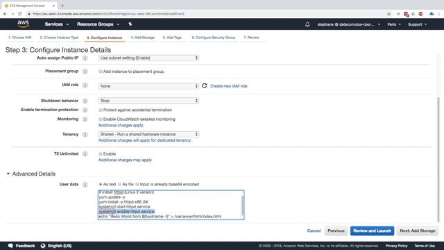 Amazon EC2 User Data Tutorial смотреть онлайн