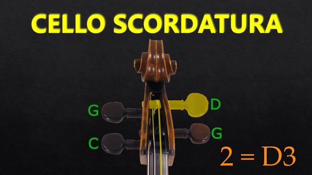 Cello Tuner - BACH Scordatura Tuning (Bowed) (A=440)