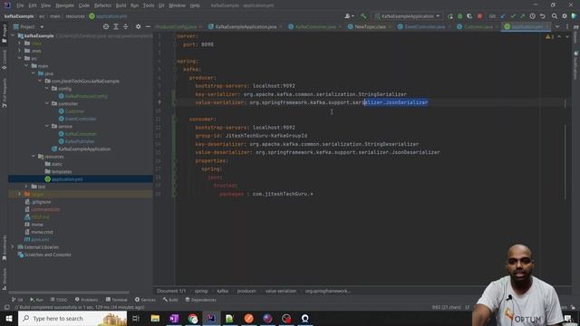 Kafka Example Send Custom Object in Producer and receive object in Consumer || @JiteshTechGuru смотреть онлайн
