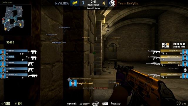 Team EnVyUs vs Na'Vi - ESL One New York 2017 - map2 - de_cobblestone [yXo, CrystalMay] смотреть онлайн