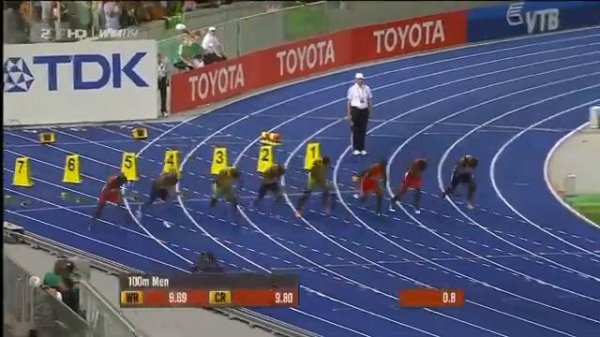 Усейн Болт на протяжении часа делает мировые рекорды
