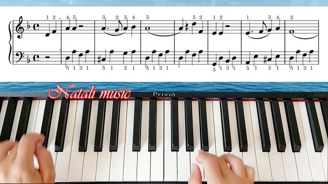 #пианинодляначинающих #пианино #natalimusic Чунга чанга На Пианино Обучение +Ноты Как играть ЛЕГКО