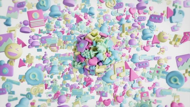 Social Media Icons Intro - MOGRT смотреть онлайн