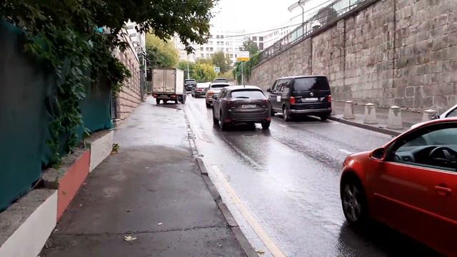 Москва 3023 1-й Вражский переулок, 2-й Вражский переулок осень день смотреть онлайн