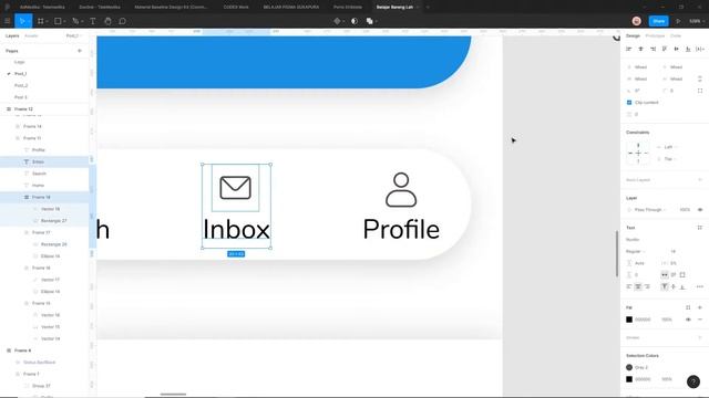 Tutorial Bikin Navigation Bar + Prototyping | Figma смотреть онлайн