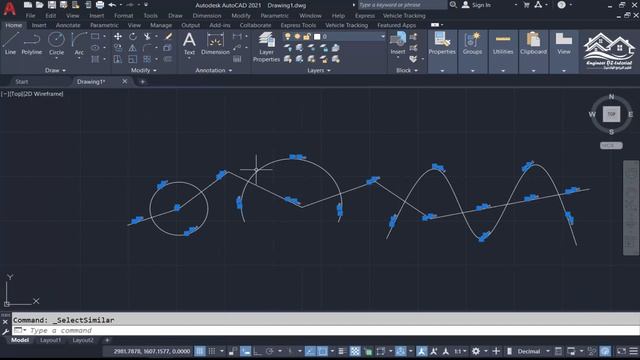 How to display the length between all Intersecting segments at once in AutoCAD (Lisp) смотреть онлайн