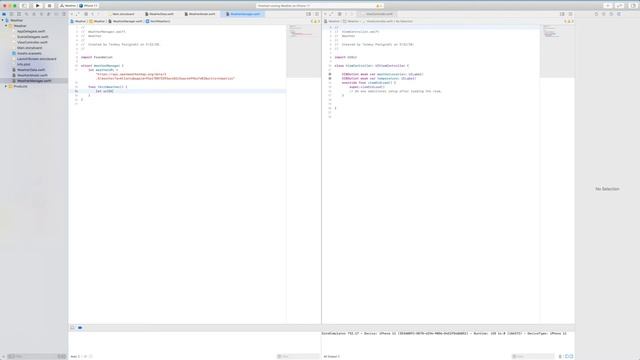 iOS development Tutorial | Learn how to make a weather app using an API call смотреть онлайн