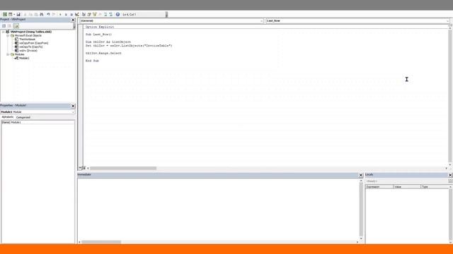Excel VBA: How to Find the Last Row Using Tables смотреть онлайн