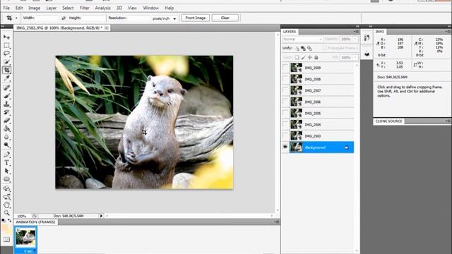 Photoshop Tutorial: How to make animated .Gif files смотреть онлайн