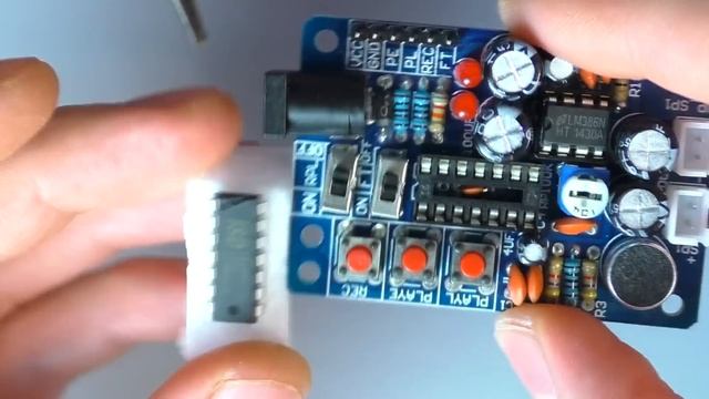 ЗАПИСЫВАЕМ ЗВУК НА МИКРОСХЕМУ!!! ISD1820P KIT DIY смотреть онлайн