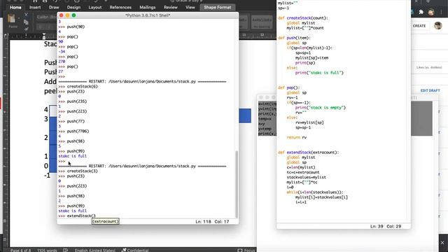 Cambridge ICT Python Data Structures Stack Part 2 смотреть онлайн