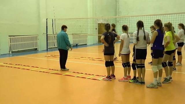 Волейбол обучение. Девочки. Упражнения на координацию, ловкость и скорость смотреть онлайн