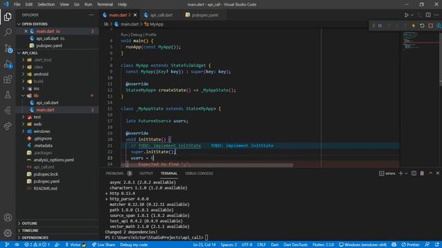 Get Data from API - Flutter tutorial 2022 смотреть онлайн